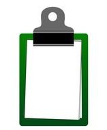 green white note drawing