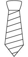 Neck Tie Coloring Pages