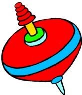 Toy Top Clip Art N3