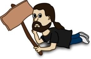 Man Laying On Ground Clip Art