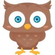 Cute Owl Clip Art drawing