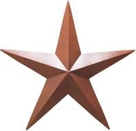 Clip art of Texas Metal Star