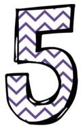 5 as a picture for a clipart