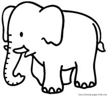 Elephant Coloring Pages N3