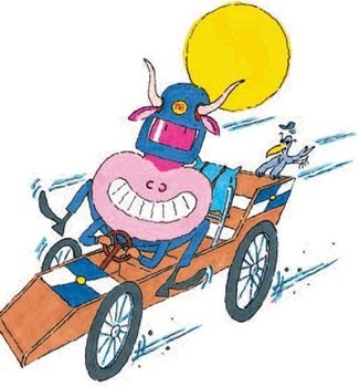 Red Bull Cartoon Character