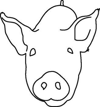 Pig Head Clip Art N8