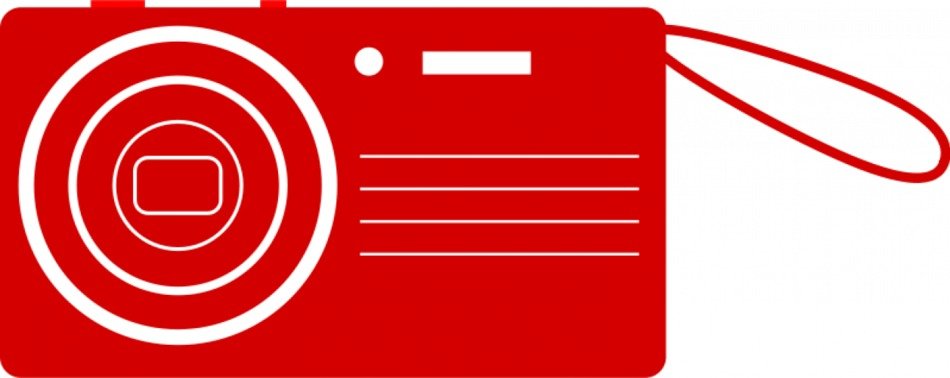 Camera red drawing
