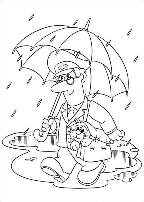 Postman Pat Coloring Pages N2