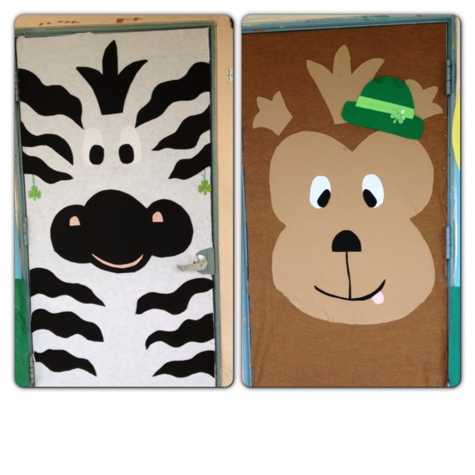 Jungle Theme Classroom Door