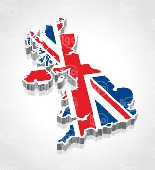 UK Flag Map N2