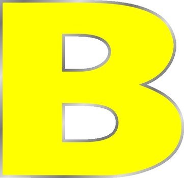 Letter B Clip Art N19