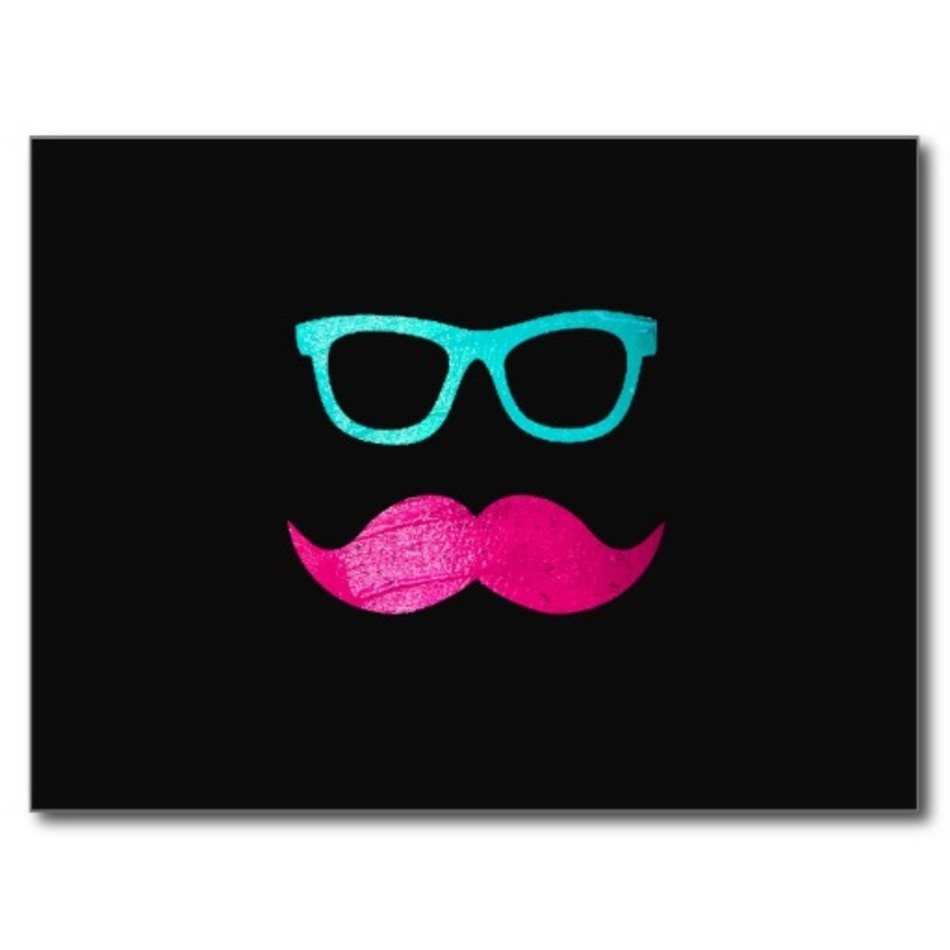 Pink Mustache