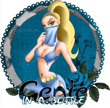 Genie In A Bottle Uploaded By Kawaii Robot Category Clipart
