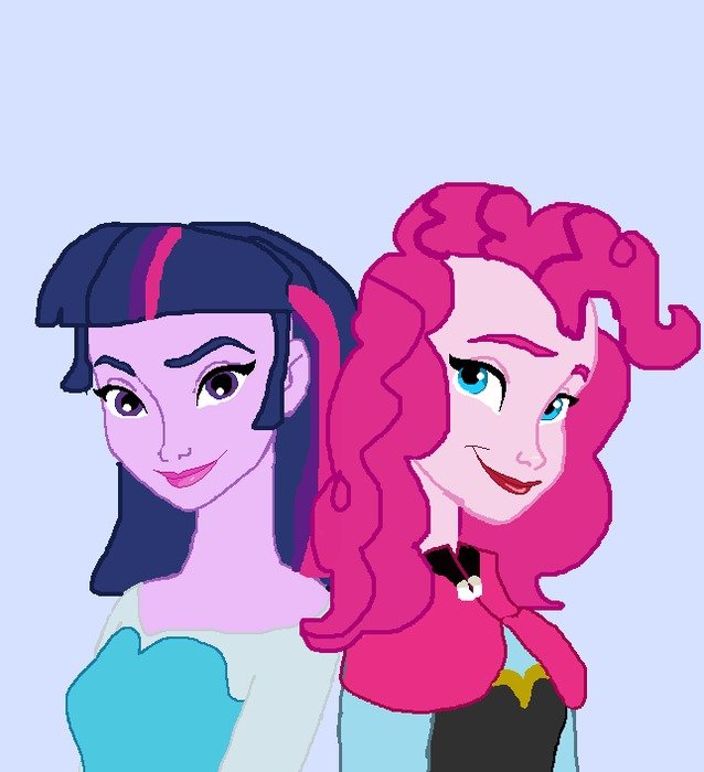 Elsa And Anna Pony free image download