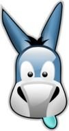 Funny Donkey Clip Art drawing