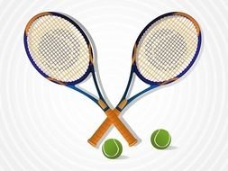 Tennis Racket darwing