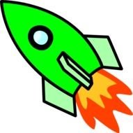 Cartoon Rocket Clip Art N15