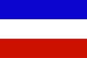 Flag Of Serbia as graphic illustration