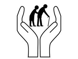 symbol of protection of the elderly