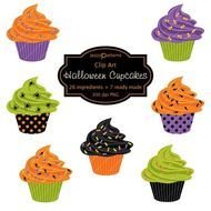 Halloween Cupcake Clip Art