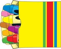 Crayons Clip Art drawing