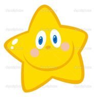 Yellow Star Cartoon N2