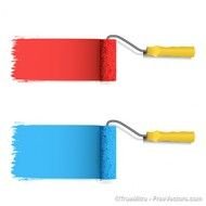 Paint Roller Vector Illustration
