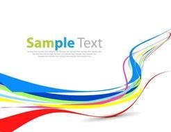 Colorful Wave Abstract Graphic Design