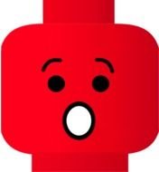LEGO Faces Clip Art N20