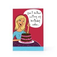 Funny Birthday Greeting Card drawing