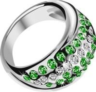 green Diamond Ring drawing