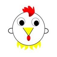 clipart of the Chinese Rooster