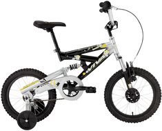 children's white bike with extra wheels