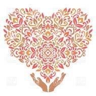 Hands Holding Heart Clip Art N16