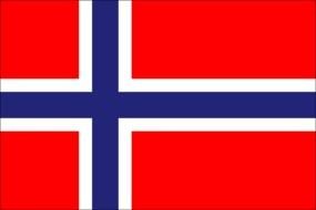red Norway Flag drawing