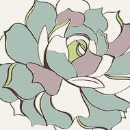 Dark Blue Flower Clip Art N2