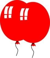 Red Balloon Clip Art N11