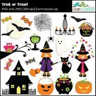 Halloween Trick Or Treat Clip Art N7