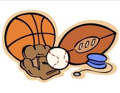 Sports Words drawing