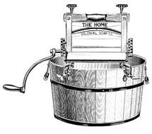 Vintage Washing Machine Clip Art N3