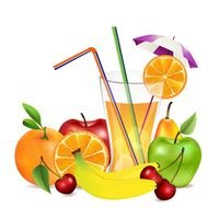 Fresh Fruit Juice Clip Art