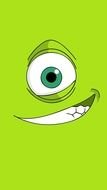 green face drawing
