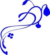 Clip Art Vines Flower Swirls N4