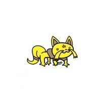 fictional yellow cat