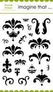 Damask Vector poster drawing