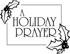 a holiday prayer drawing