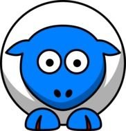 Sheep Face Clip Art N8