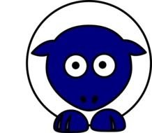 Sheep Face Clip Art N9