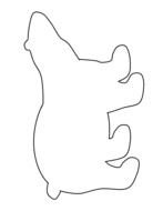 Polar Bear as a graphic illustration
