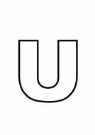 Capital Letter U N4